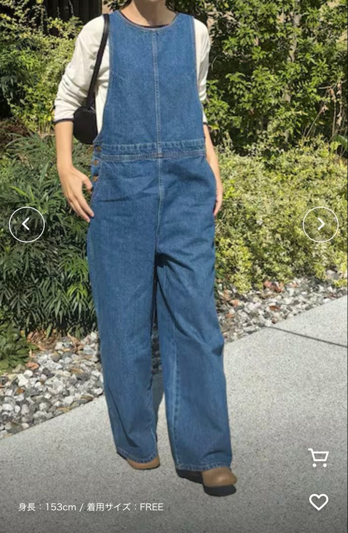 PUAL CE CIN @kokiminitaコーンデニム アメスリサロペット