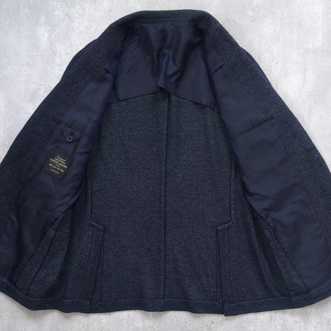ユナイテッドアローズ ウールコットン ジャージージャケット フランネル 50