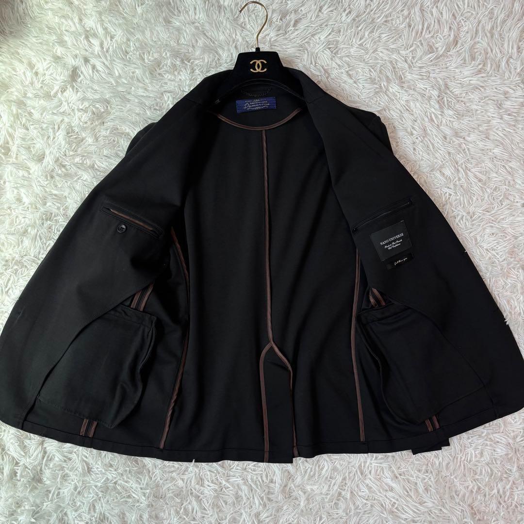 ✨未使用級/L✨ナノユニバース スーツ ダメリーノ god bless you