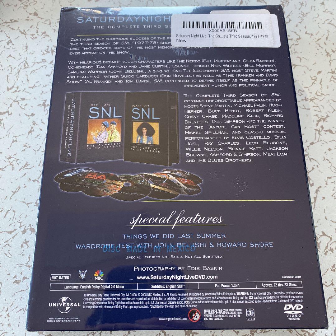 お笑い・バラエティ Saturday Night Live Complete 3rd Season