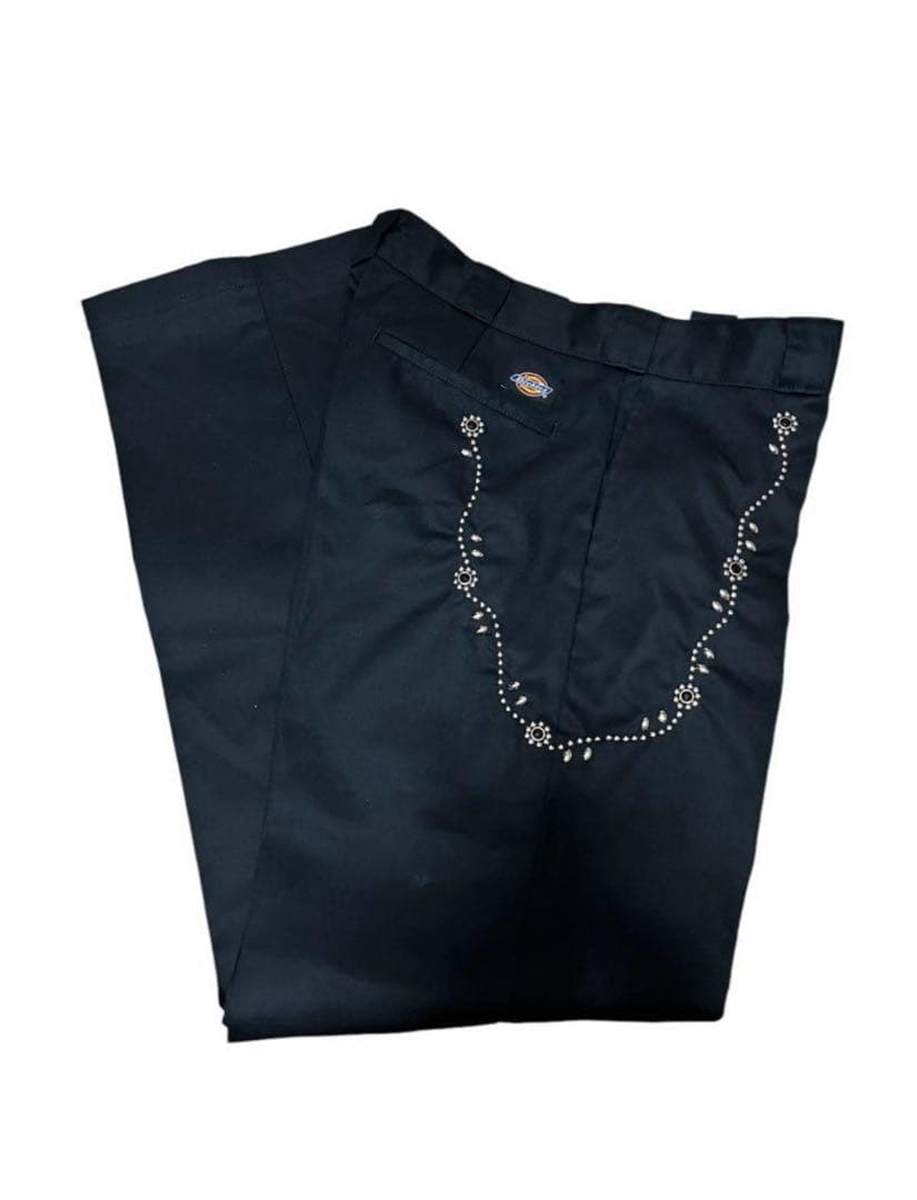 Dickies 874 スタッズ ワークパンツ 32×30 ブラック