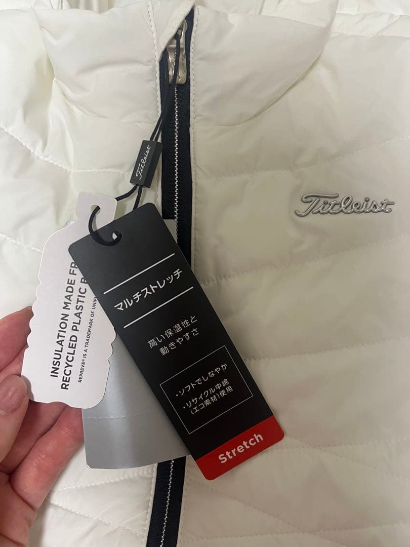 Titleist レディースジャケット Sサイズ ホワイト/ブラック
