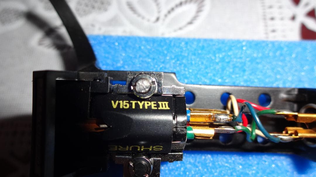 ShureV15タイプⅢカートリッジ(針欠損）