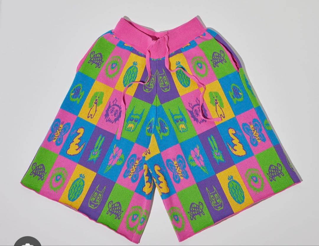 RE. アールイードット ニットパンツ仲里依紗