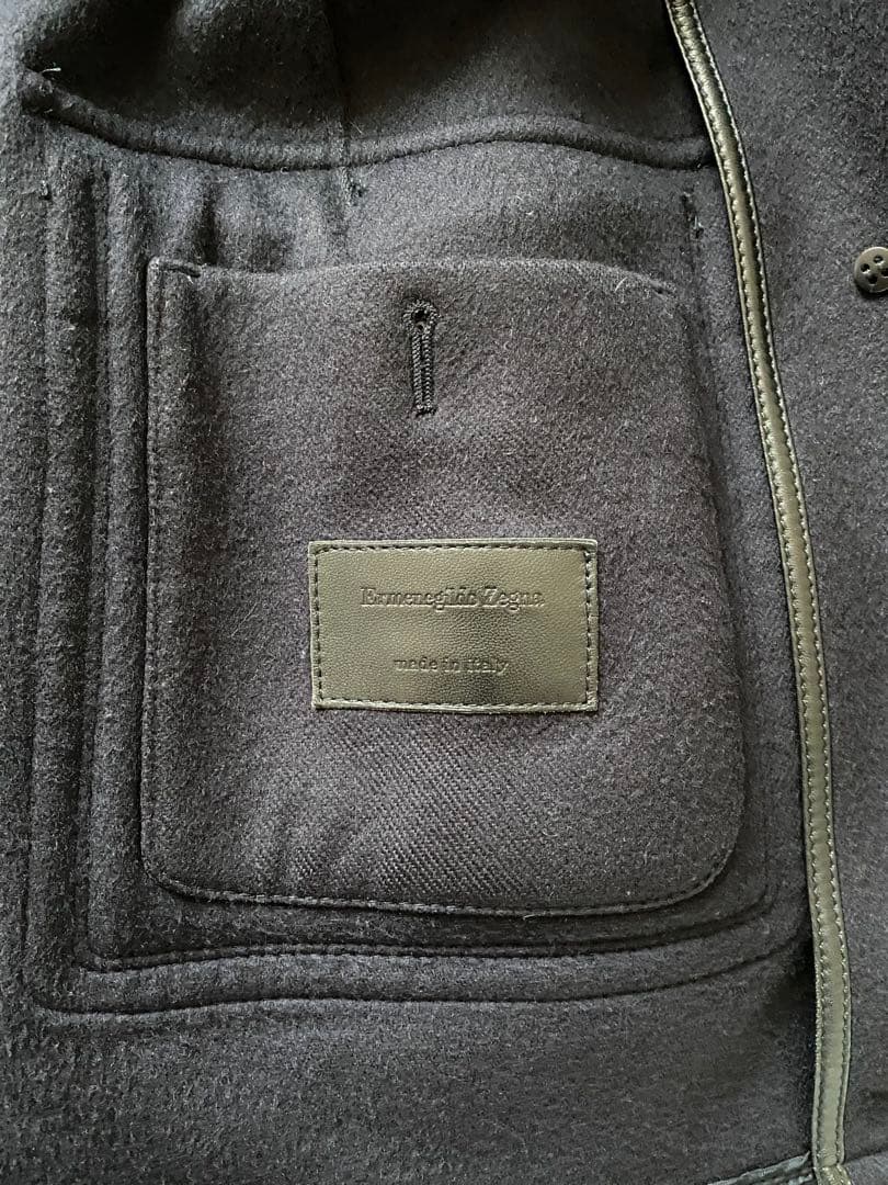 エルメネジルドゼニア カシミア ピーコート