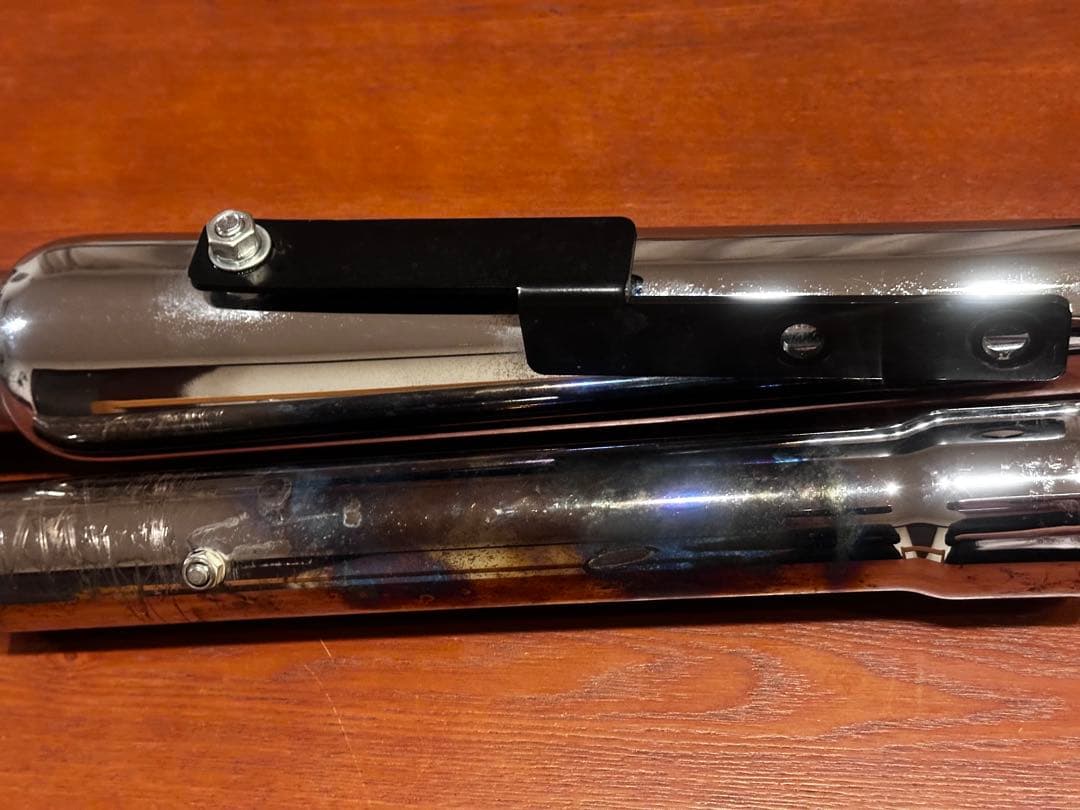 ガレージT＆F SR400　 アップトランペットマフラー ローパスバッフル