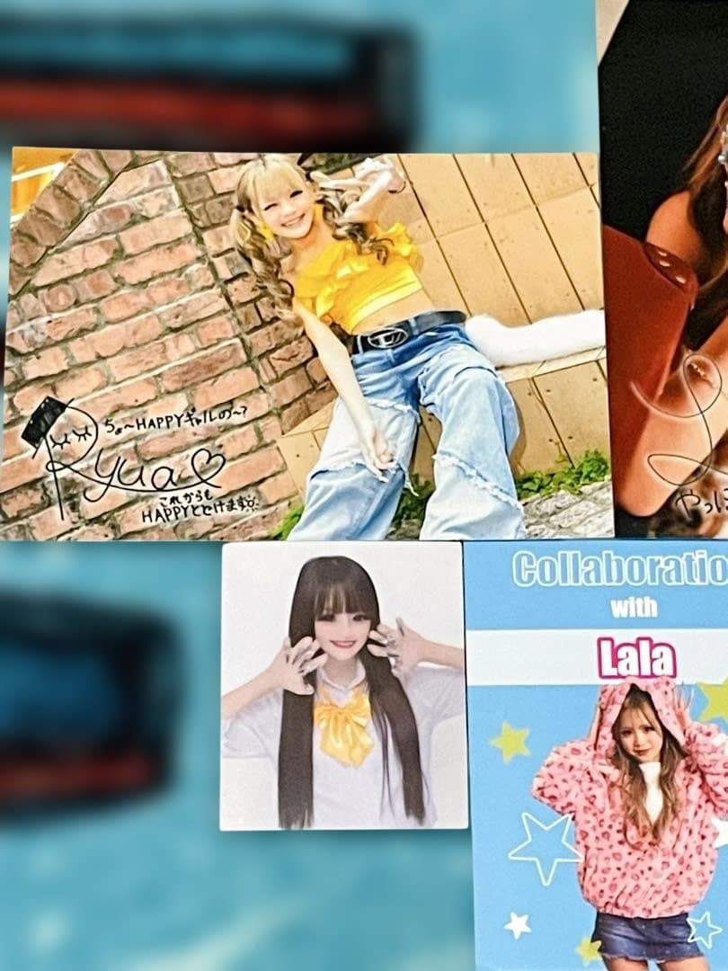 激レア新品♫雑誌KOGYARU卒業生りゅあ　らら　ちゃんもあ　プリシール　写真付