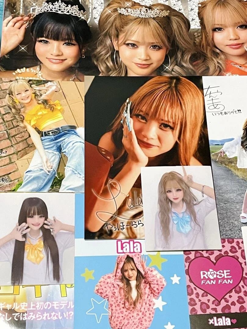 激レア新品♫雑誌KOGYARU卒業生りゅあ　らら　ちゃんもあ　プリシール　写真付