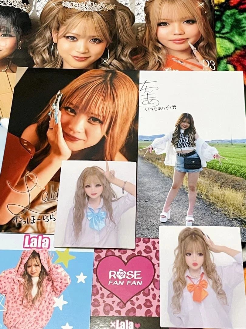 激レア新品♫雑誌KOGYARU卒業生りゅあ　らら　ちゃんもあ　プリシール　写真付
