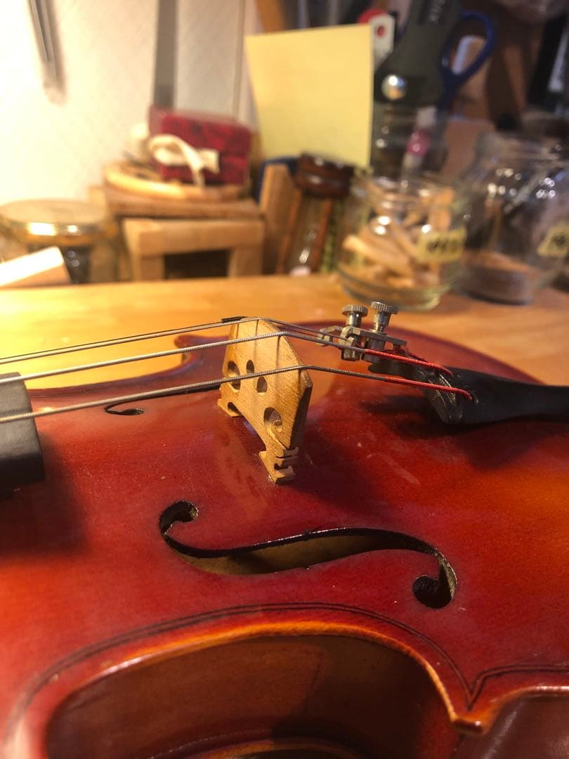 【駒&魂柱調整済】SuzukiバイオリンNo130 1/8 1974