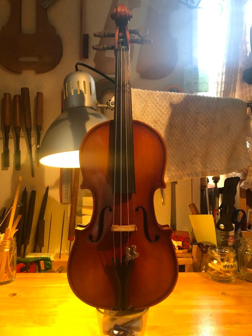 【駒&魂柱調整済】SuzukiバイオリンNo130 1/8 1974