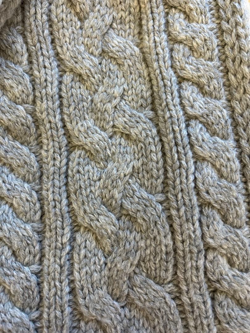 美品　Polo Ralph Lauren ポロベア　ケーブル編みマフラー