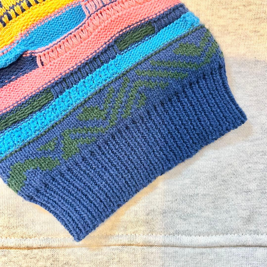 完売品✨ゴースローキャラバン スウェット クレイジーニット XL ジャガード