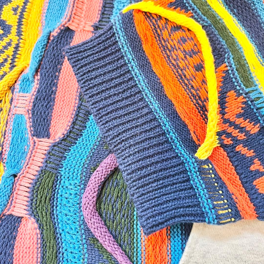 完売品✨ゴースローキャラバン スウェット クレイジーニット XL ジャガード