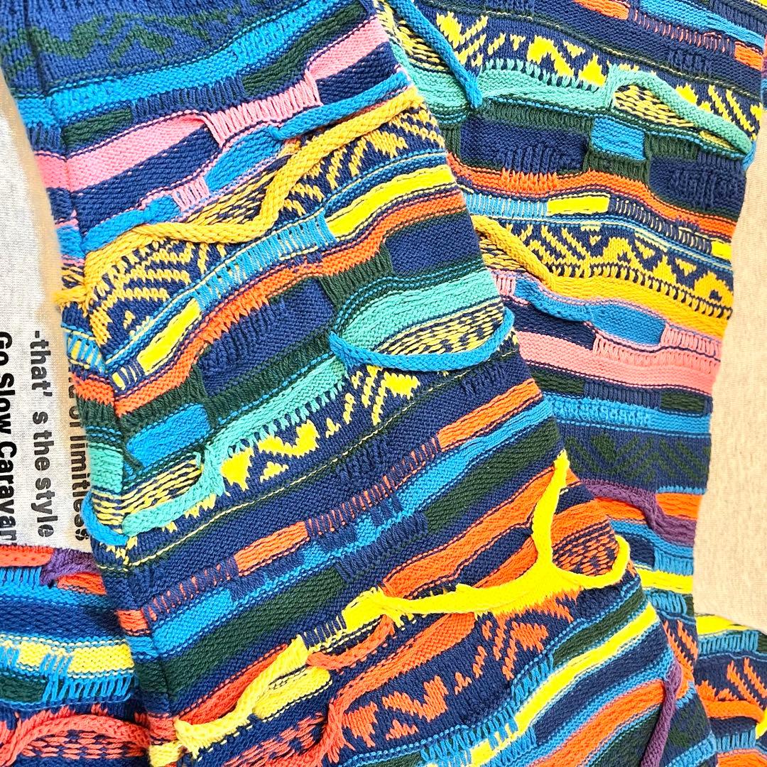 完売品✨ゴースローキャラバン スウェット クレイジーニット XL ジャガード