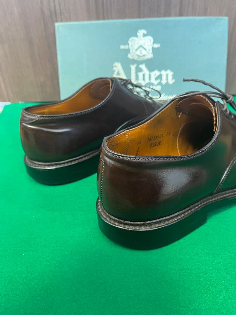 赤*す様 Alden コードバン　ストレートチップ