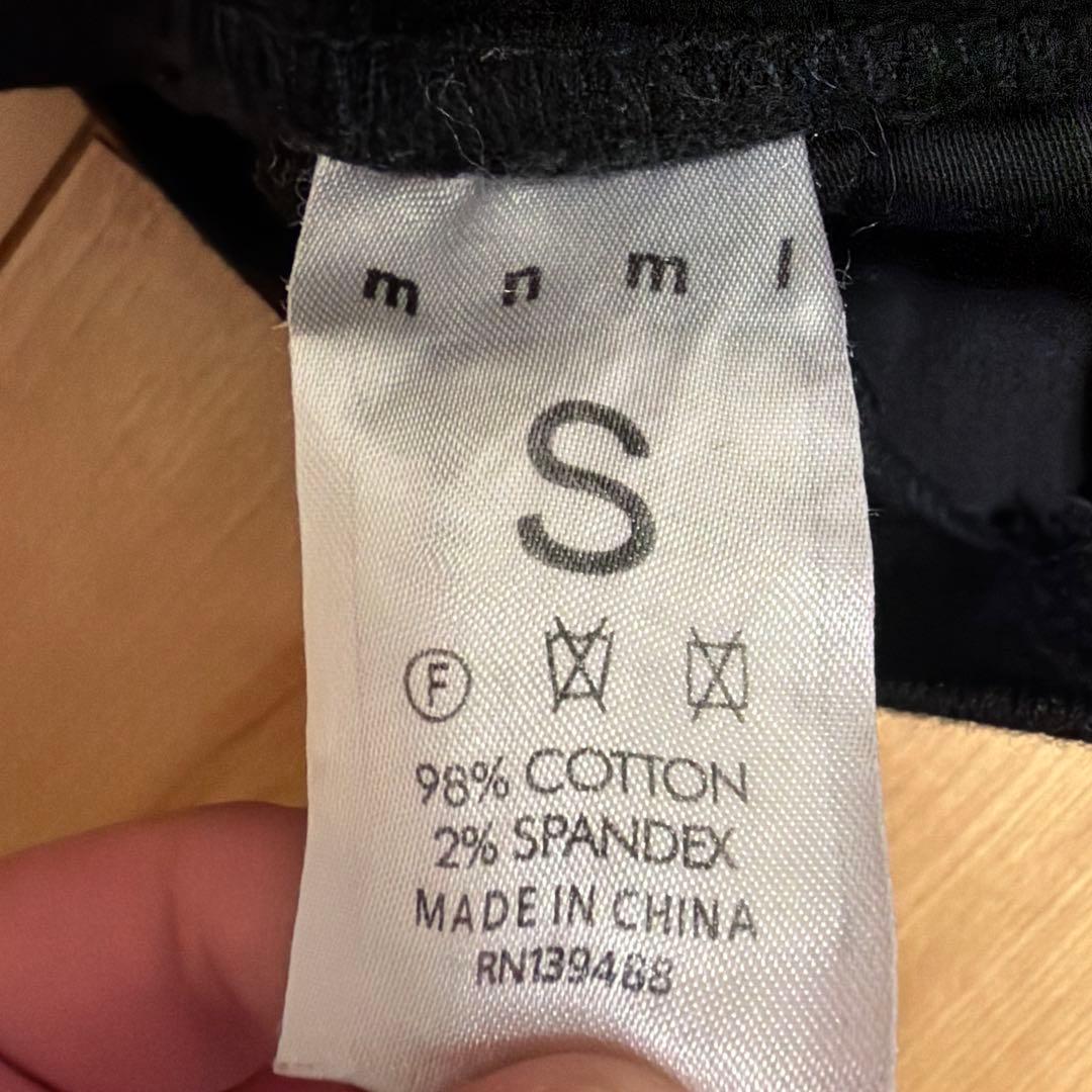 mnml ミニマル　カーゴパンツSサイズ