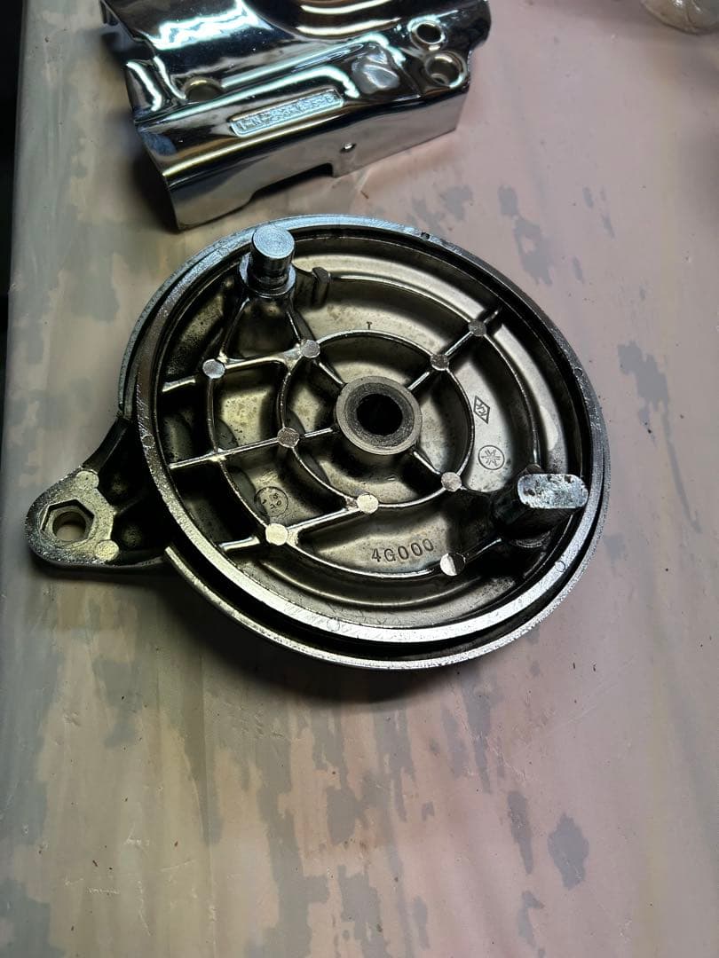 XJ400メッキドラムパネル