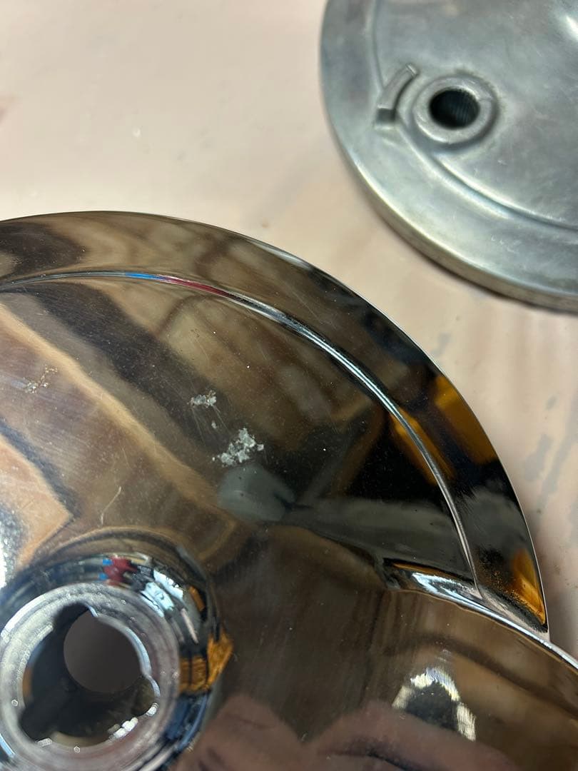 XJ400メッキドラムパネル