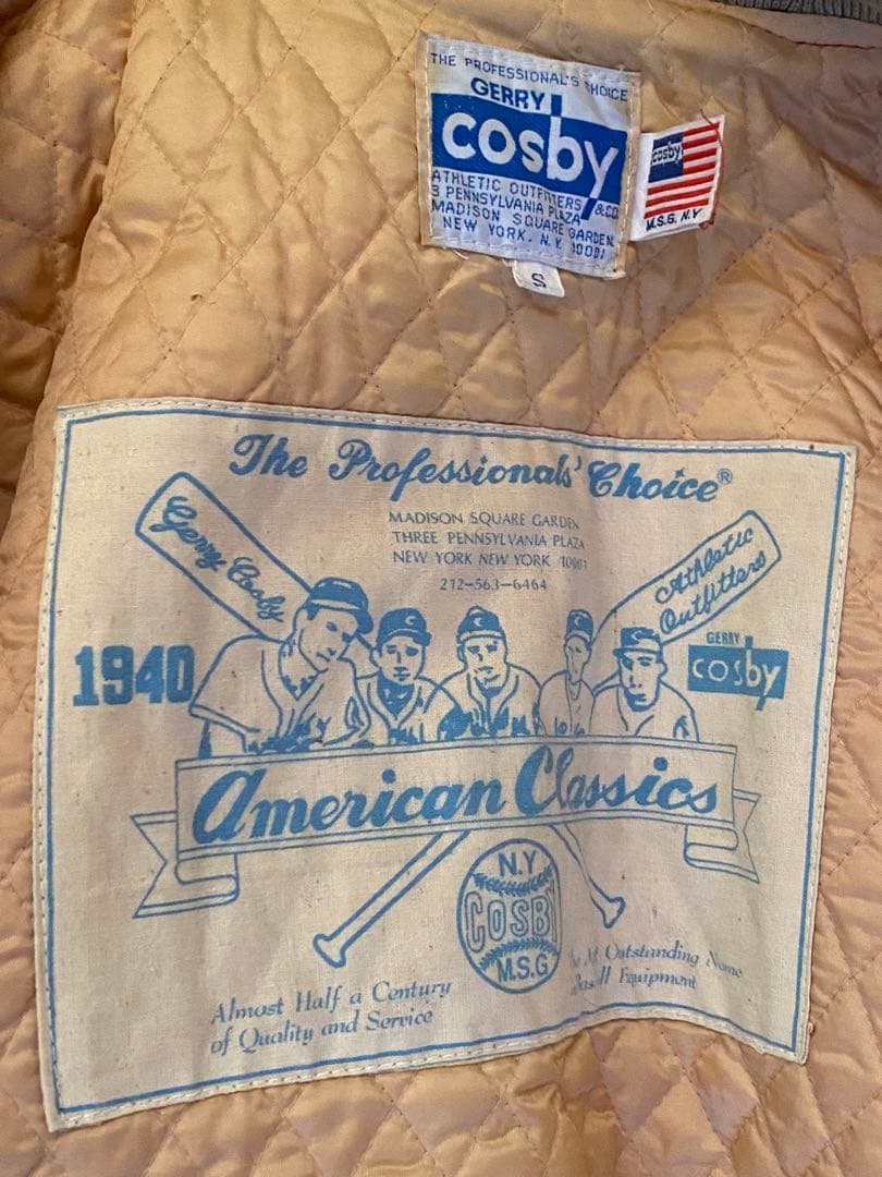 GERRY Cosby 90s ヴィンテージ レザー ジャケット　スタジャン