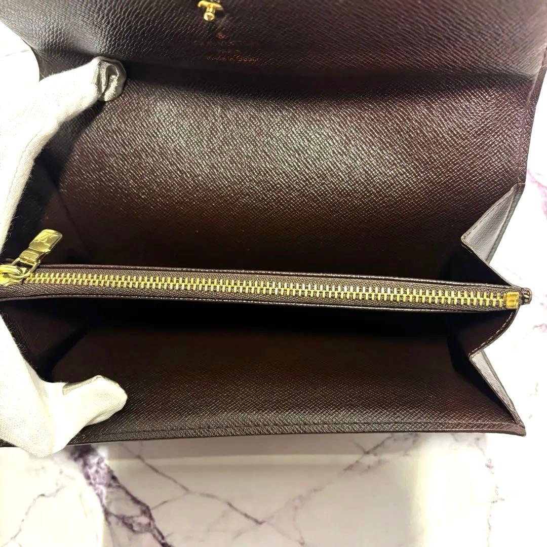【希少】ルイヴィトン ダミエ ポシェットポルトモネクレディ　長財布　美品