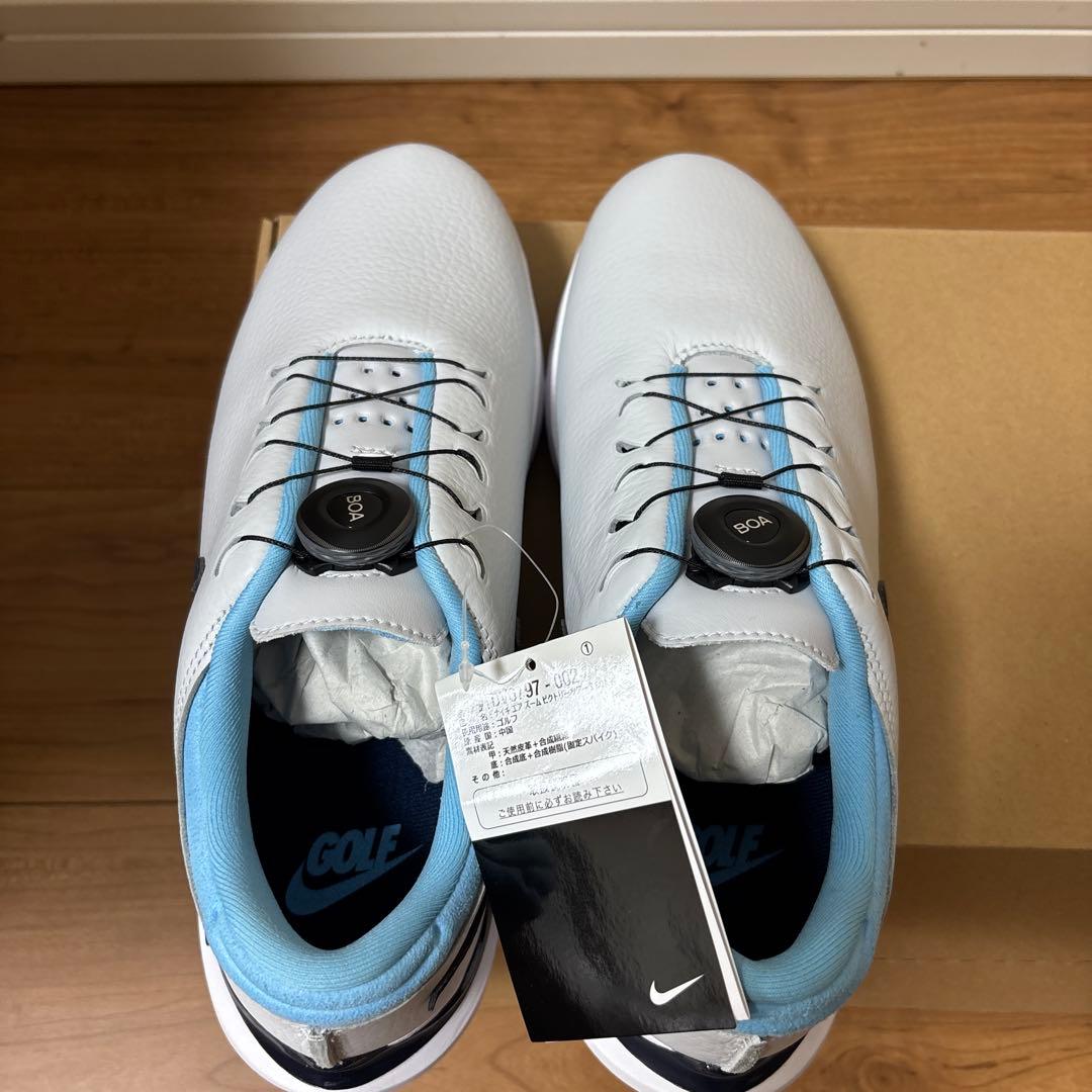 新品未使用　ナイキ　Nike ゴルフシューズ ライトブルー/ホワイト