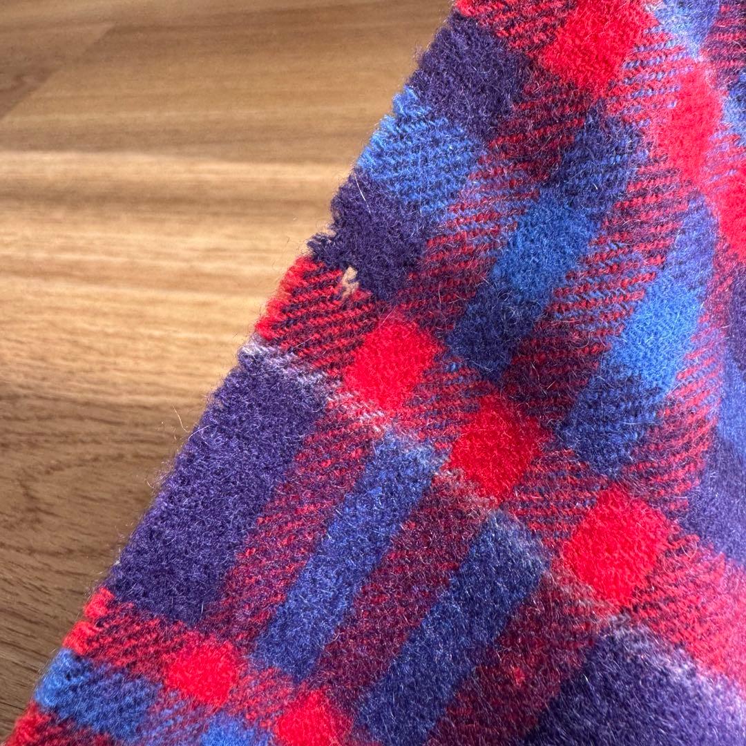 値下げ Vivienne Westwood カシミアチェックマフラー