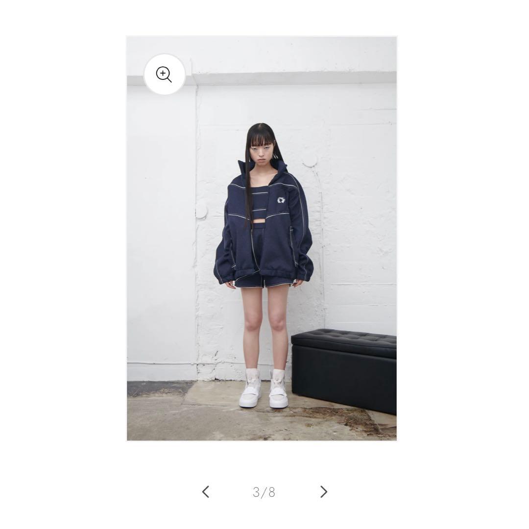 oum tokyo Ω オーム 19AW ジャージトップ 紺 バルムング