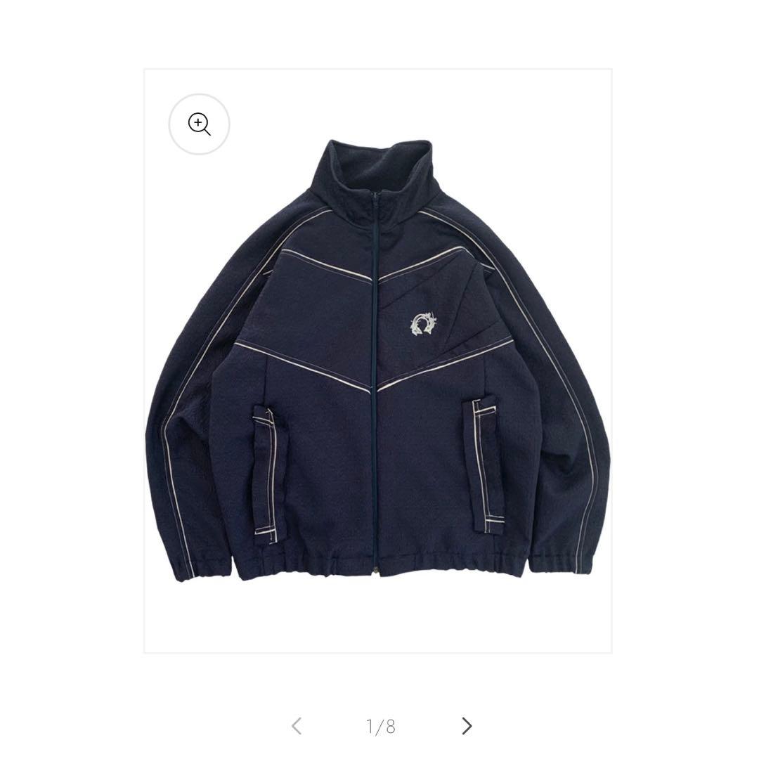 oum tokyo Ω オーム 19AW ジャージトップ 紺 バルムング