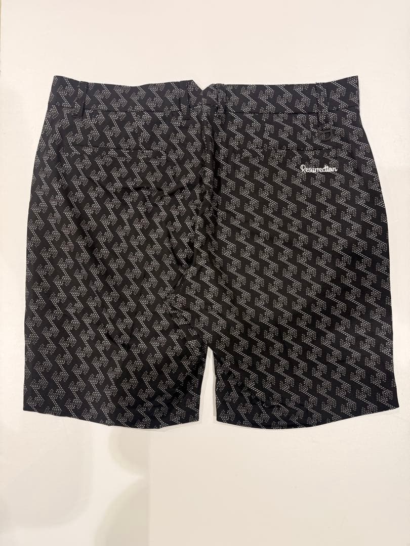 【新品】レザレクション　ゴルフ　メンズ　半ズボン　黒　XLサイズ