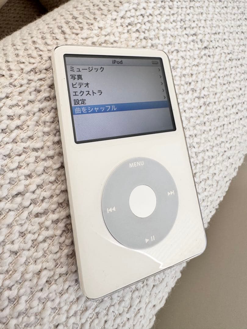 極美品 iPod Classic 5世代 MJ003 30GB新品バッテリー