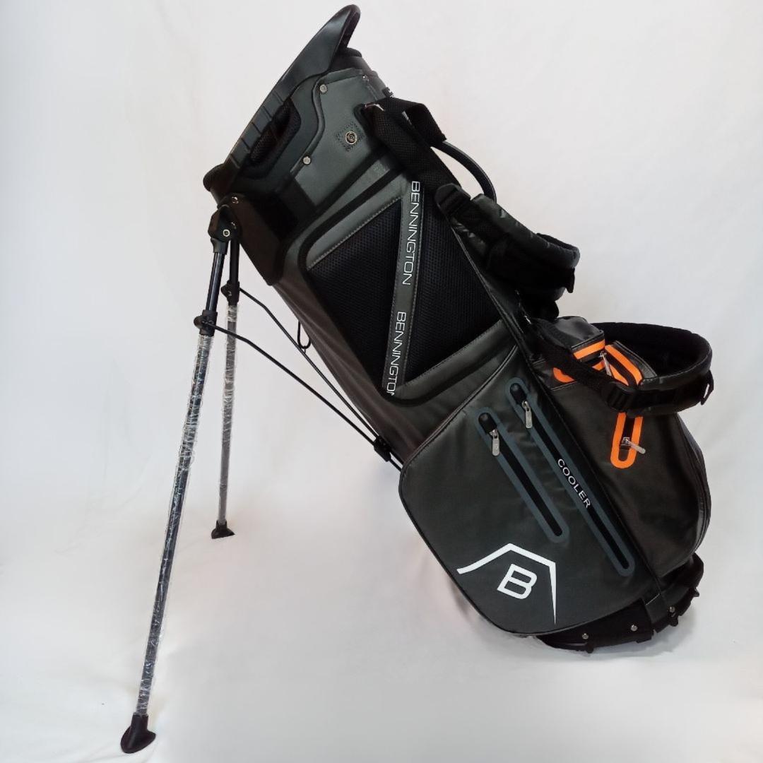 ベニントン ZONE 14分割 スタンド式キャディバック ダークグレー&ホワイト