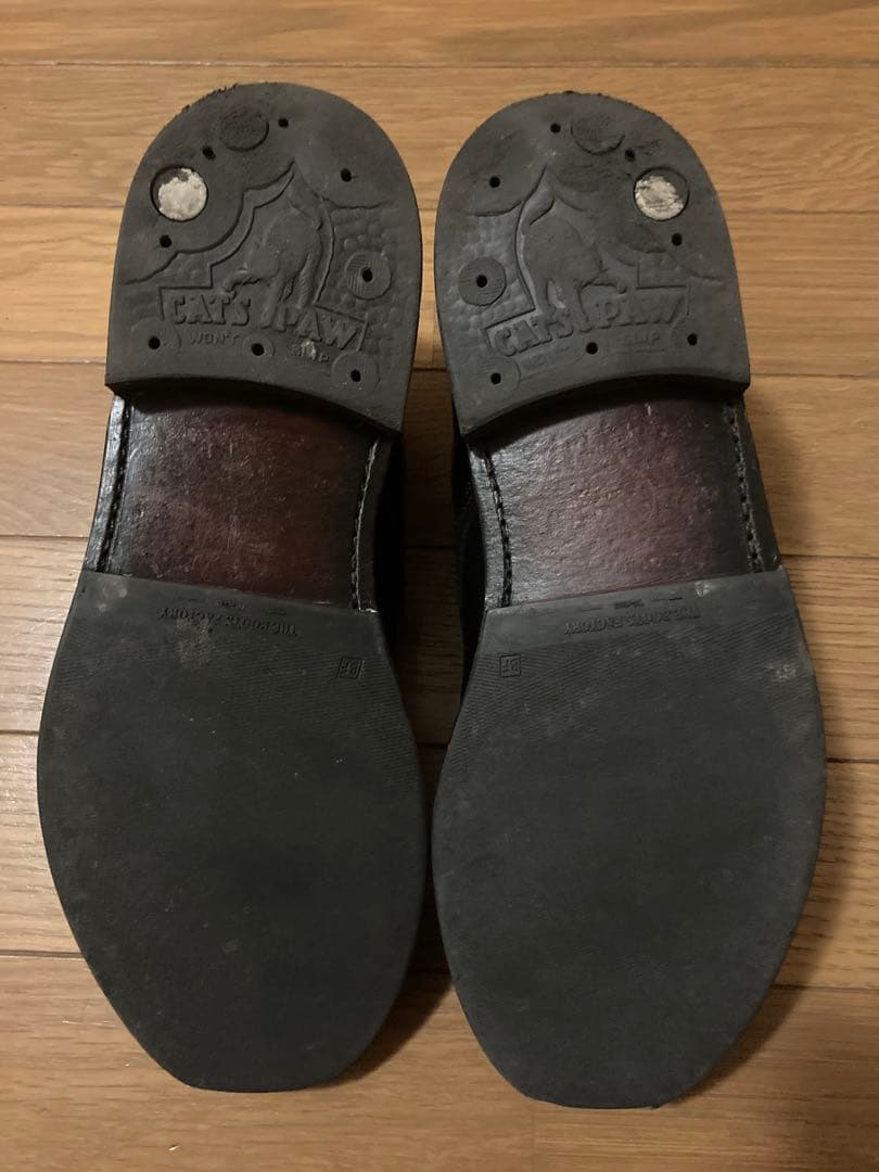 靴 WHEELROBE HEAVY STITCHING MOC TOE 8D
