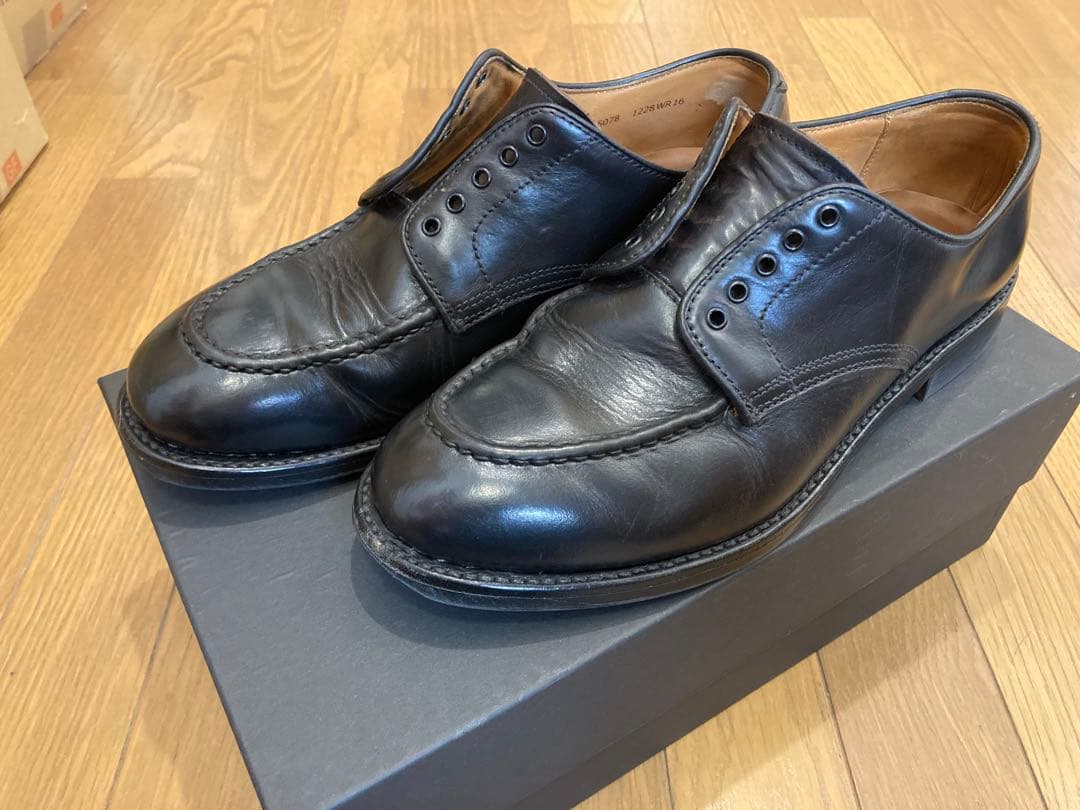 靴 WHEELROBE HEAVY STITCHING MOC TOE 8D