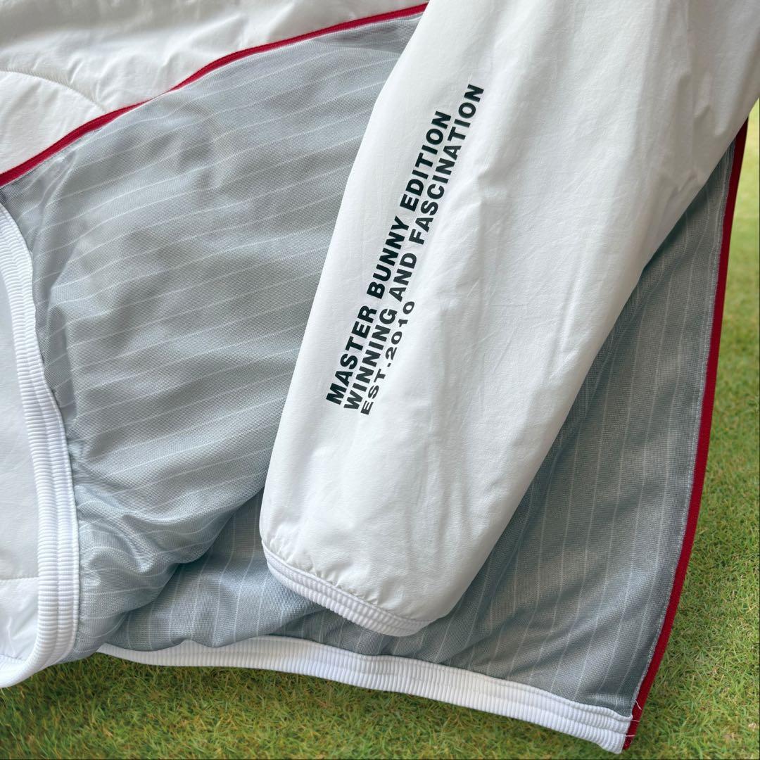 美品　中綿　蓄熱　マスターバニー　スニード　M〜L相当　白　ホワイト　ジャケット