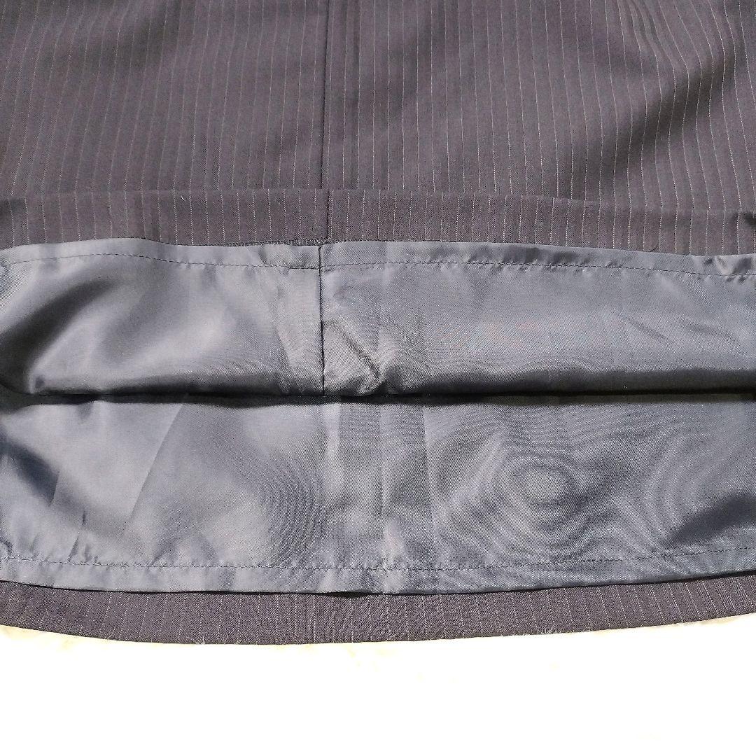 新品タグ付き✨n♡line 佐々木希 セットアップ シルク混13号紺 ストライプ