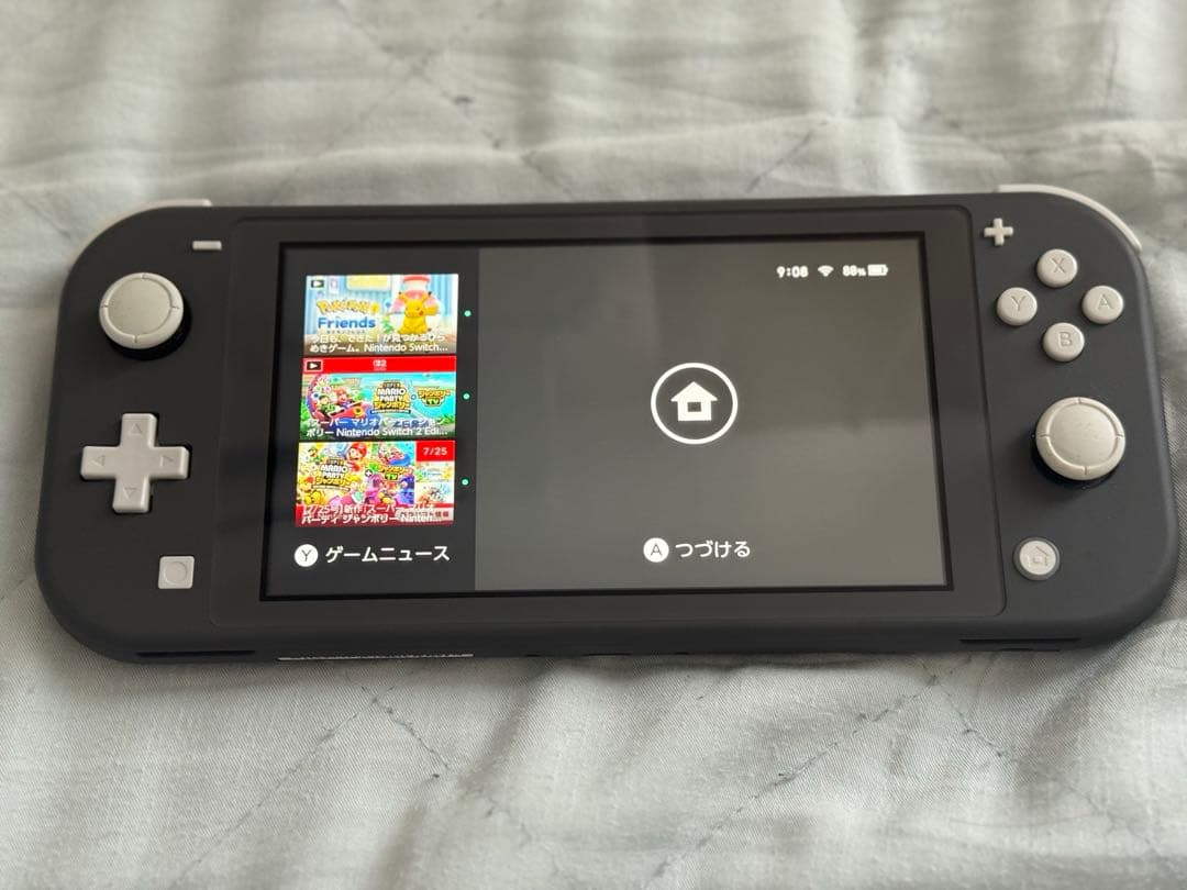 Nintendo Switch Lite グレー 128GBSDカード付き