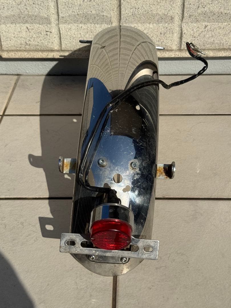 SR400 リアフェンダー テールランプ付き