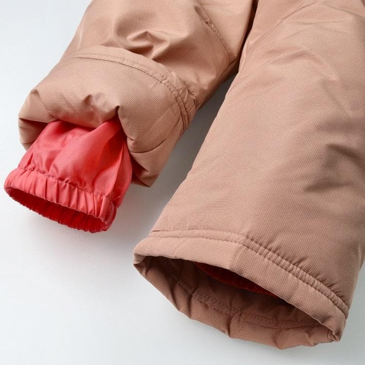 ななまる　新品110小花柄切替スノーコンビ・スノーウェア