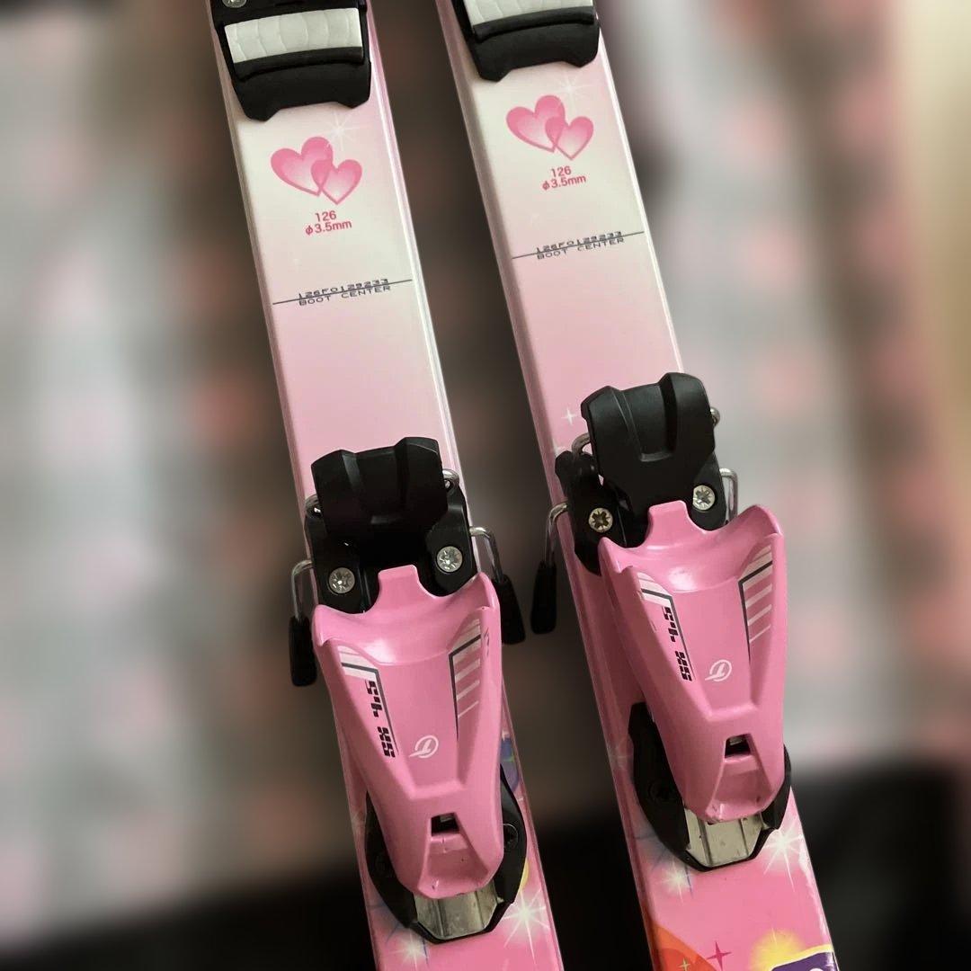 PAX スキーセット 126cm ピンクKAZAMA
