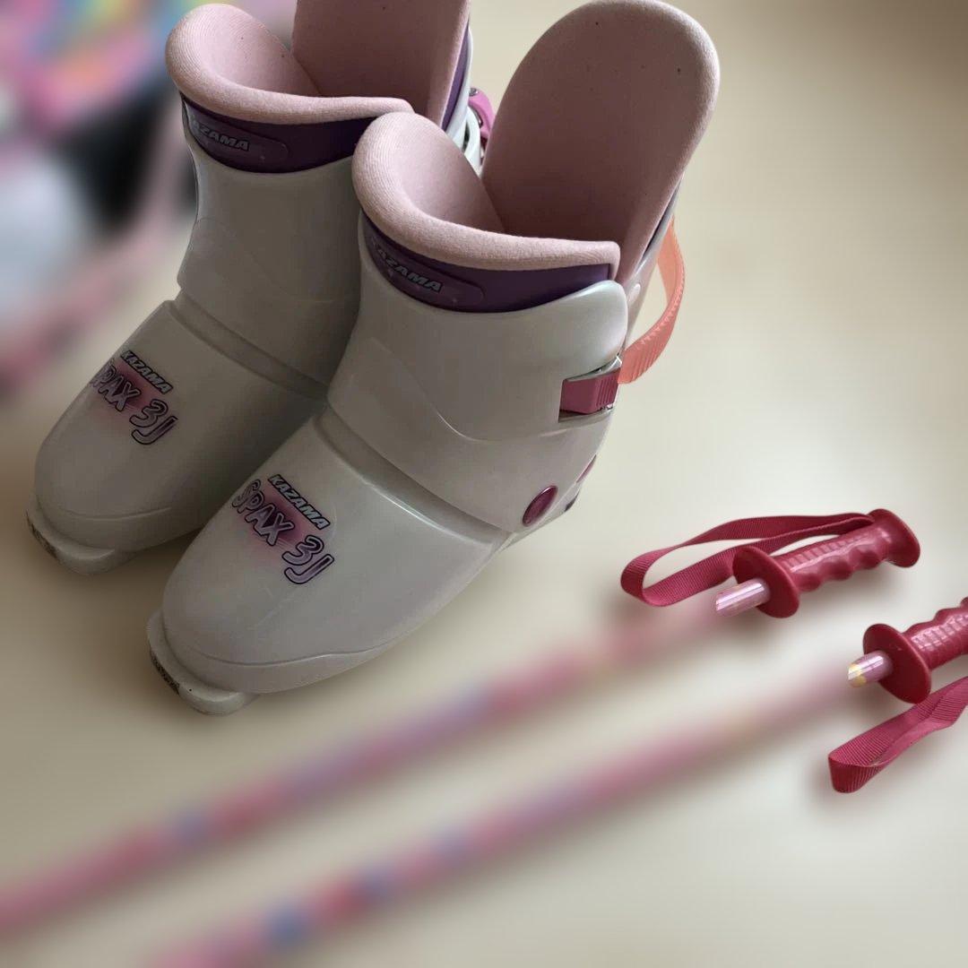 PAX スキーセット 126cm ピンクKAZAMA