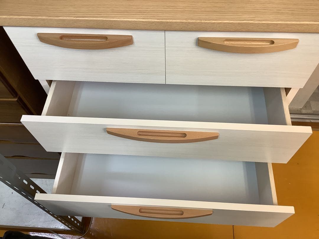 (株)中村敬木工　70チェスト6段　ミライ　NA