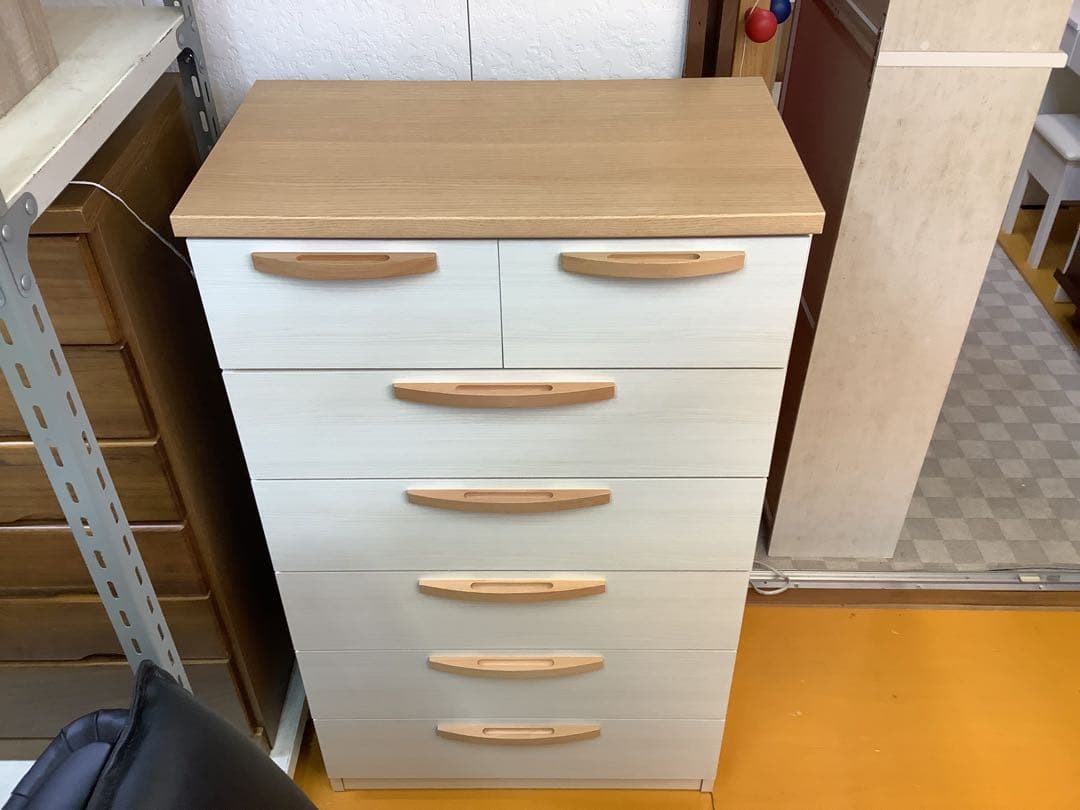 (株)中村敬木工　70チェスト6段　ミライ　NA