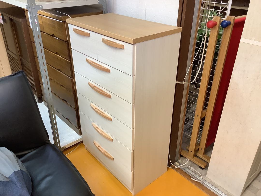 (株)中村敬木工　70チェスト6段　ミライ　NA