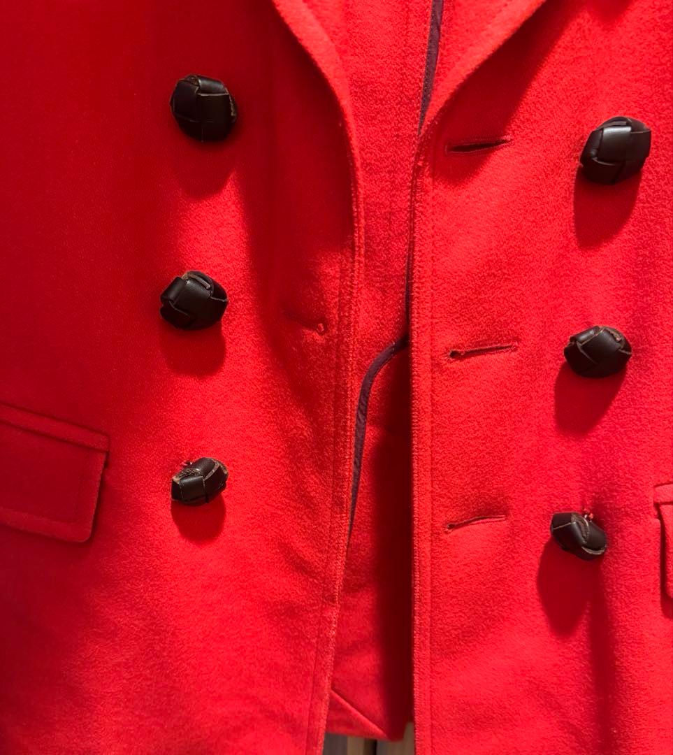 DSQUARED2 ウール ピーコート 42サイズ レッド