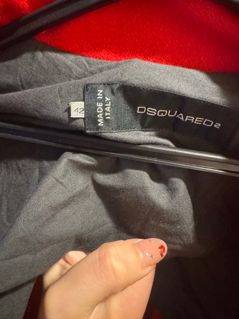 DSQUARED2 ウール ピーコート 42サイズ レッド