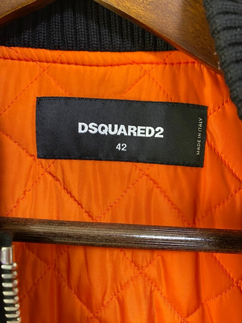 DSQUARED2 カモフラージュ MA-1ジャケット