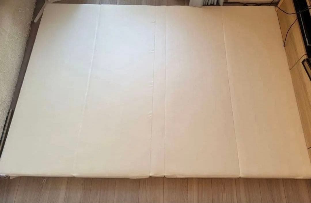 【でにーろ】ケラッタ kerata プレイマット ホワイト 200×140