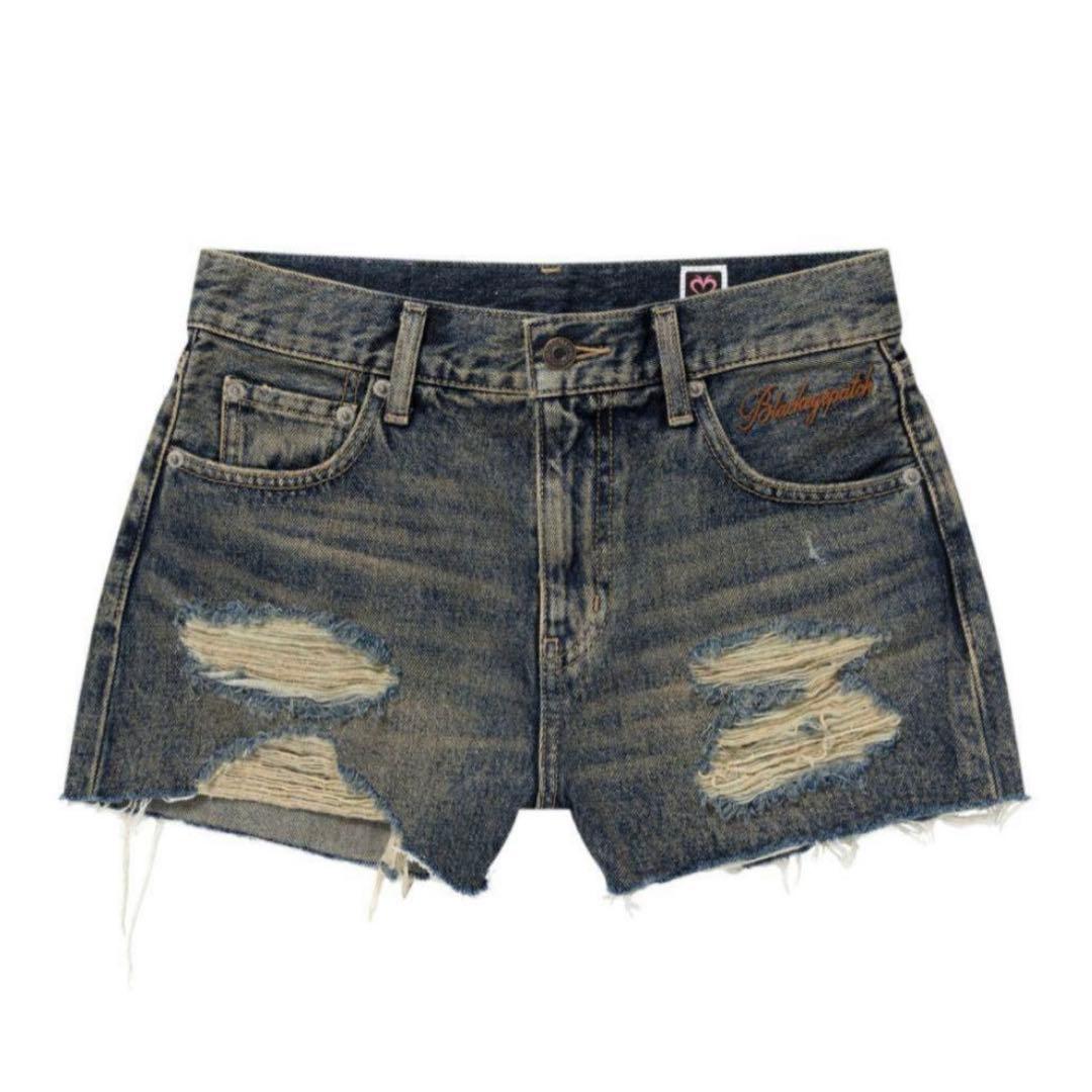 MOUSSY BEP HEART DENIM ショーツデニム