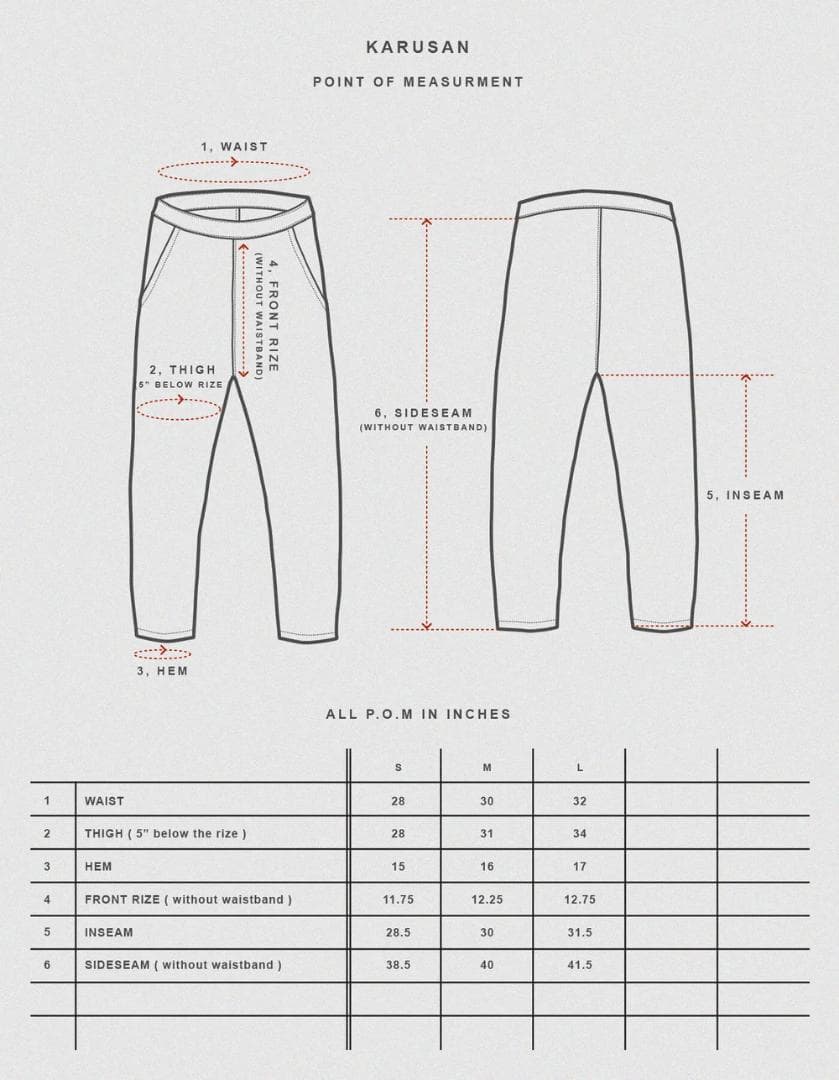 Prospective Flow KARUSAN パンツ ナチュラル M